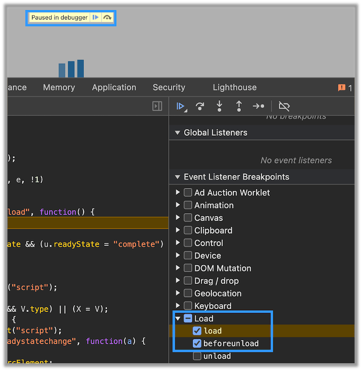 Setting the Breakpoint
